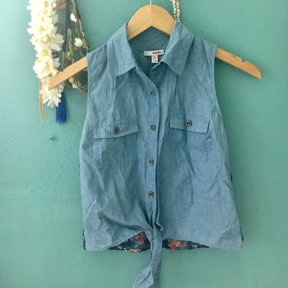 Blue Retro top